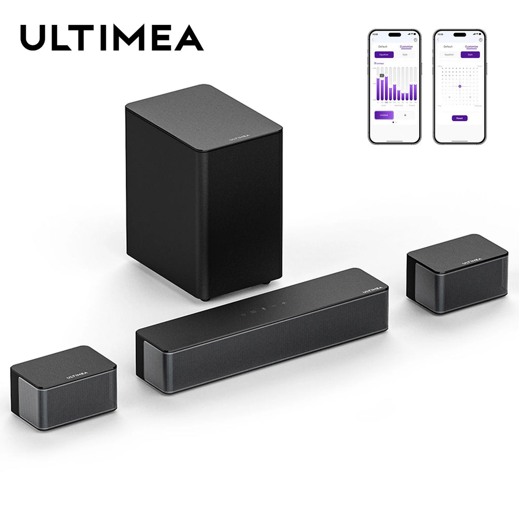 320W 5.1 Soundbar for Smart TV,3D Virtual Surround Sound System,Sound Bars for TV with Subwoofer and Rear Speakers